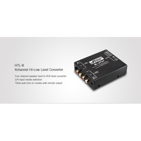 SOUND MAGUS HTL-8 | 4 CHANNEL HIGH TO LOW RCA LEVEL CONVERTER